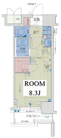 ララプレイス四天王寺夕陽ヶ丘の物件間取画像